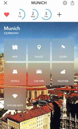 Monaco di Baviera - Mappa offline e guida della città di Tripomatic 1