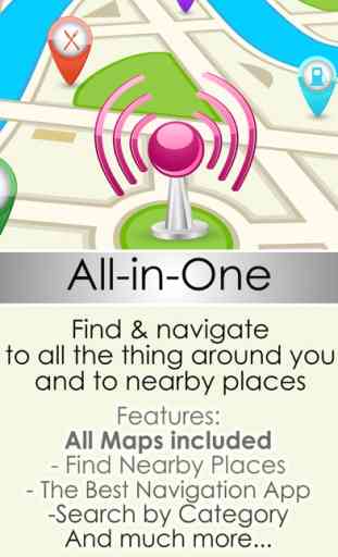 Nearby places search plus offline city maps - Find & navigate to all the attractions around you 1