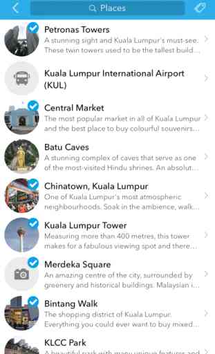 Kuala Lumpur - Mappa offline e guida della città di Tripomatic 3