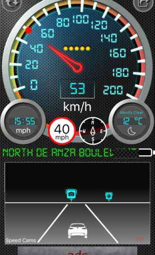 Tachimetro mph / kmh GPS 2