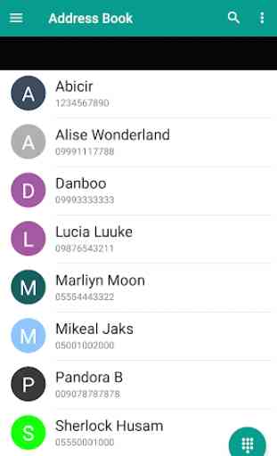 Address Book and Contacts 2