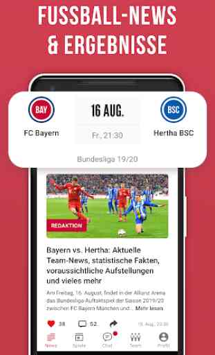 Bayern Live – Inoffizielle App mit News & Tore 2