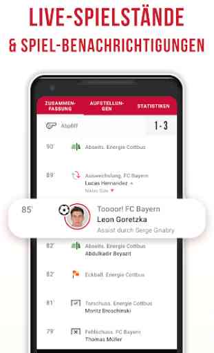 Bayern Live – Inoffizielle App mit News & Tore 3
