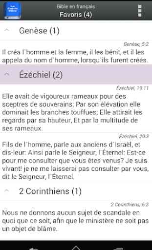 Bible en français Louis Segond 2