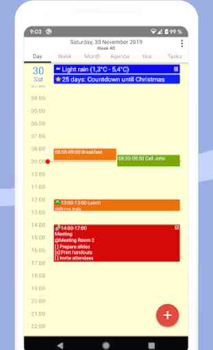 CalenGoo Calendario e attività 1