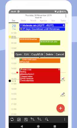 CalenGoo Calendario e attività 3