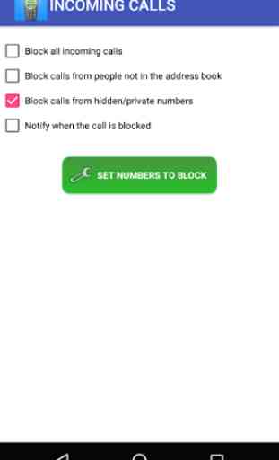 Call Block - numeri di blocco 2