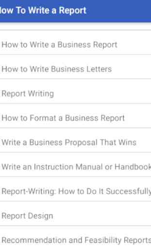 HOW TO WRITE A REPORT 2