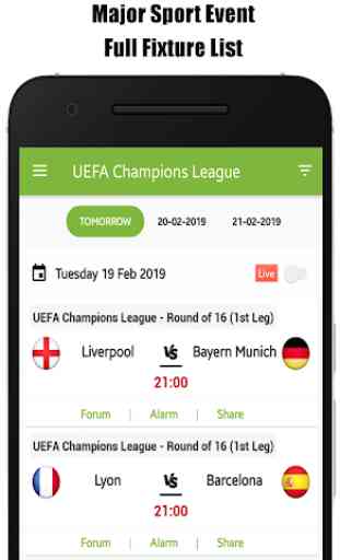 Live Sports TV Guide - Free TV Channels Frequency 2