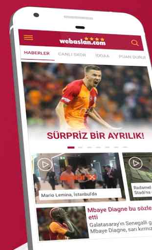 Webaslan - Galatasaray haberleri & Canlı Skor 1