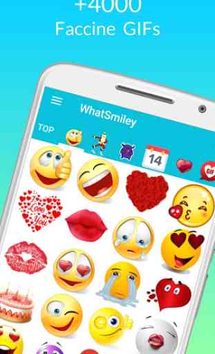 WhatSmiley - Smiley, GIF, emoticon e adesivi 1