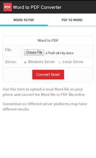 Word to PDF Converter 1
