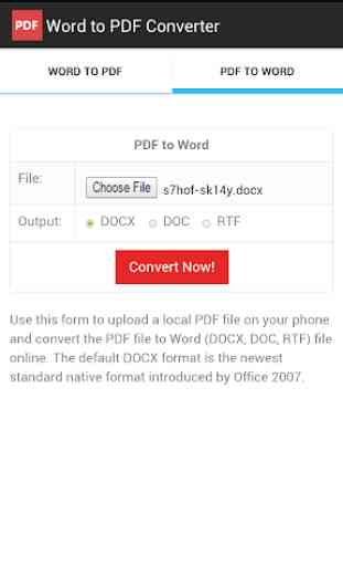 Word to PDF Converter 2