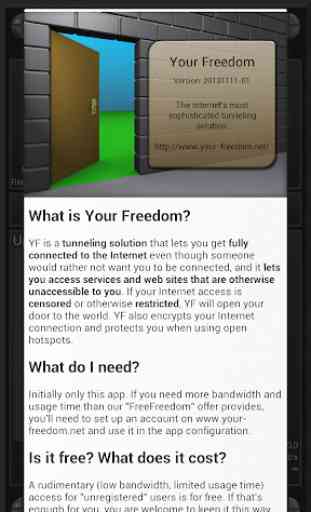 Your Freedom VPN Client 1