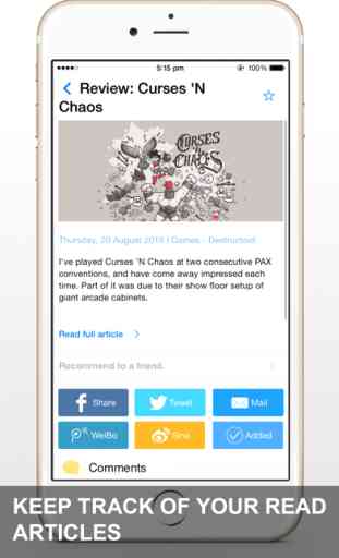 News App - rss reader 2