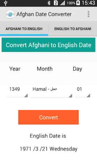 Afghan Date Converter 1