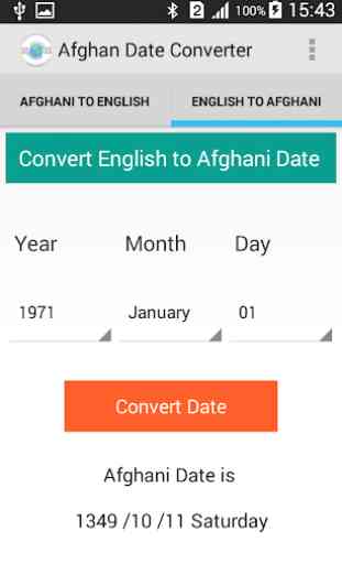 Afghan Date Converter 2