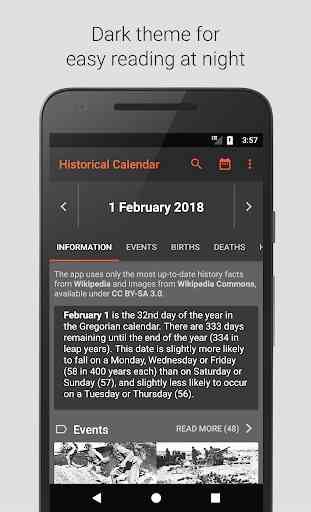 Calendario storico - Eventi e quiz 2