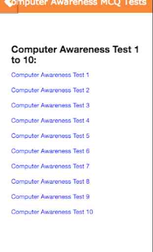 Computer Awareness MCQ Tests 2