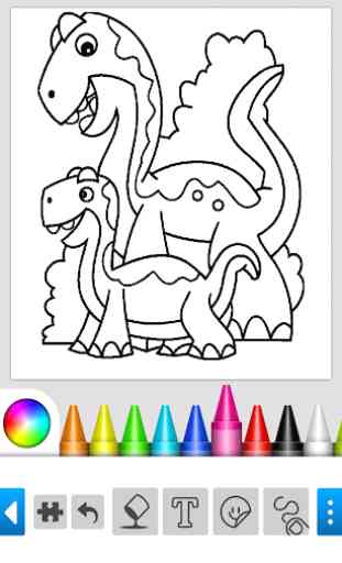 Dinosauri Gioco dei colori 1