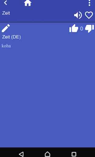 German Albanian dictionary 2