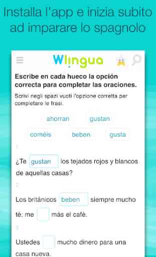 Impara lo spagnolo con Wlingua 4