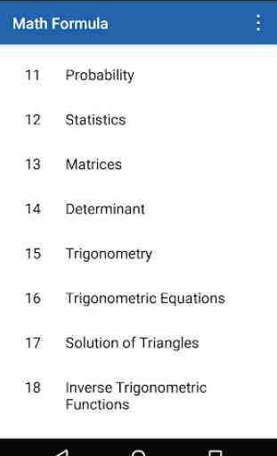 Math Formula for 11th 12th 1