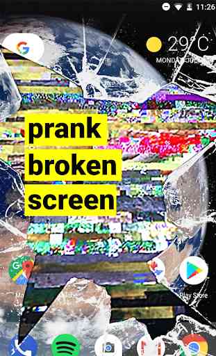 schermo rotto broken screen prank  4