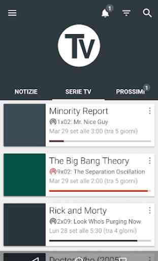Serie TV - Il tuo gestore di serie TV 1