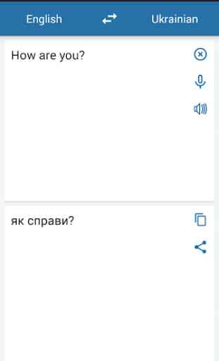 Ucraino Inglese Translator 2