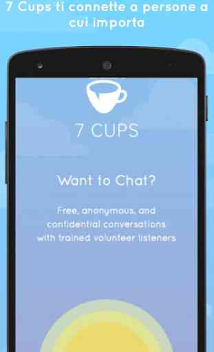 7 Cups - ansia e stress chat 1