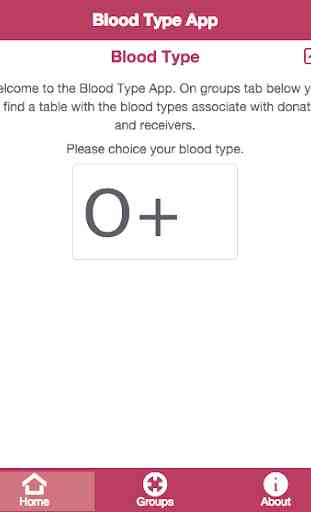 Blood Type App 1