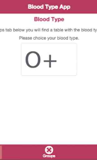 Blood Type App 3