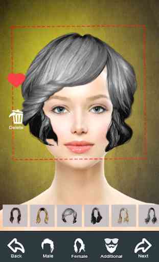 Hairstyle Changer app, virtual makeover women, men 3