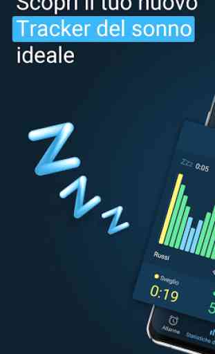 Sleepzy: Sveglia e Monitoraggio Ciclo del Sonno 2