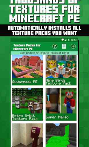 Texture Packs per Minecraft PE 1