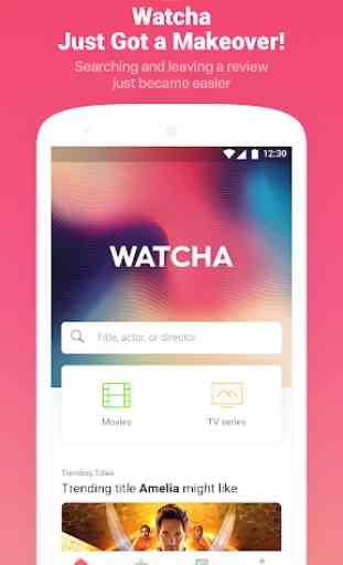 Watcha - Movies, TV Series Recommendation App 1