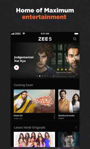 ZEE5 - Movies, TV Shows, LIVE TV & Originals 1
