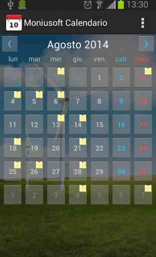Calendario Moniusoft 4
