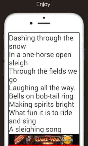 Christmas Carols and songs with lyrics, in english 3
