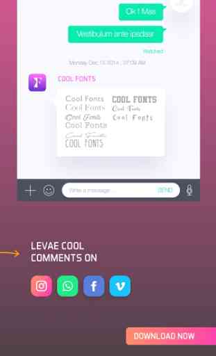 Cool Fonts for Whatsapp & SMS 3