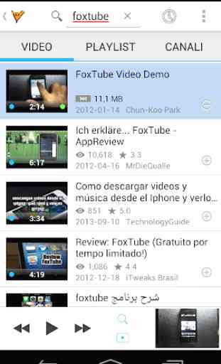 FoxTube - YouTube Player 3