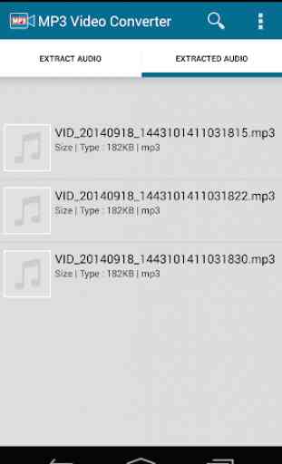 MP3 convertire video 3