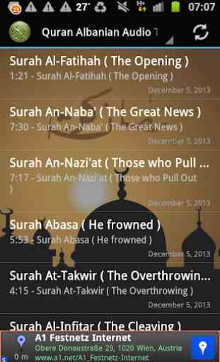 Quran Shqip Translation MP3 1