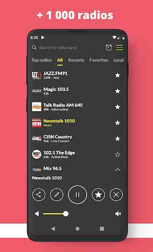 Radio Canada: Radio Player, Radio online gratuita 2