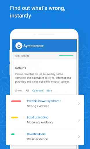 Symptomate – Riconoscimento sintomi 2