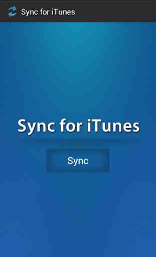 Sync for iTunes 1