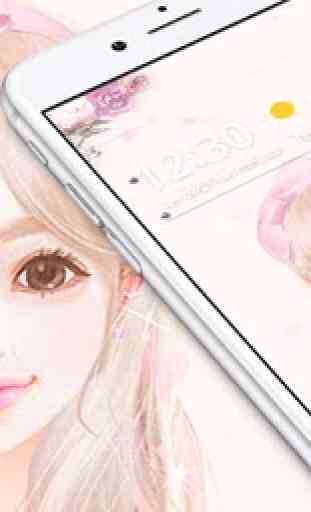 Cute Pink Girl Theme Rose Gold 4