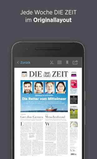 DIE ZEIT E-Paper App 1