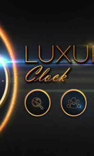 Luxury Clock CM Launcher Theme 4